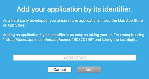 Add an application window