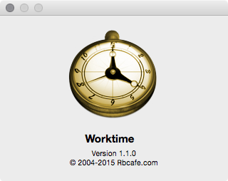 About Worktime 1.1.0